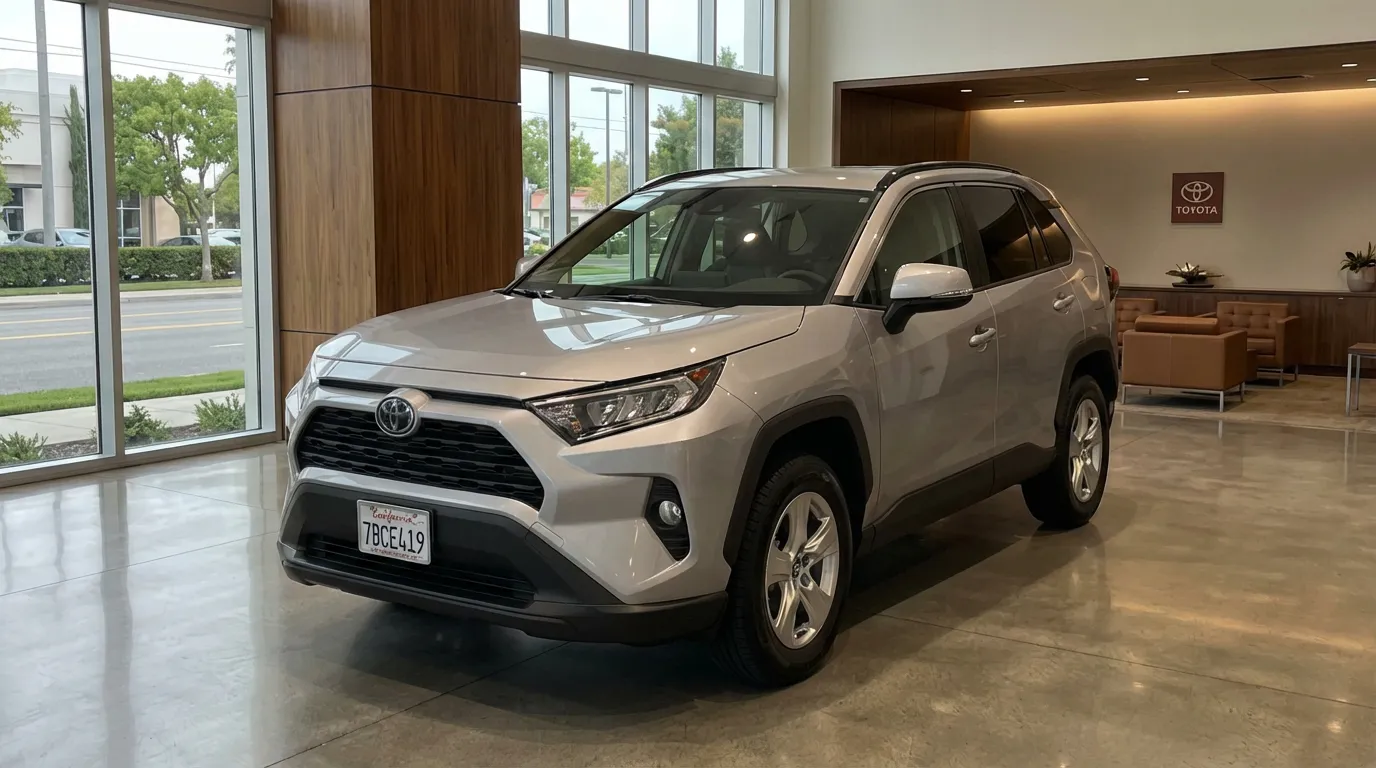 RAV4 lot photo to showroom transformation - After transformation