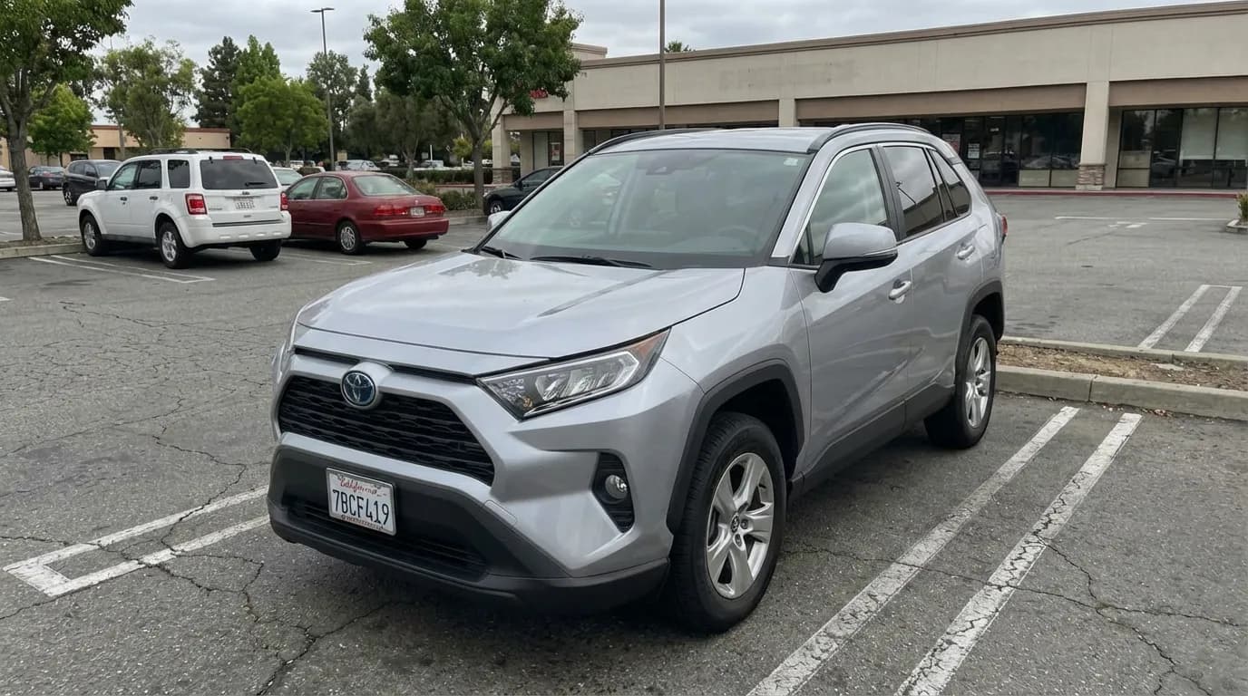 RAV4 lot photo to showroom transformation - Before transformation